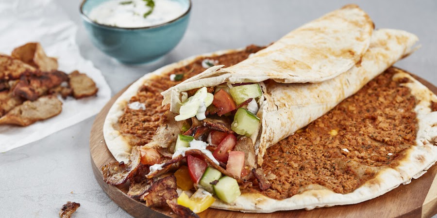 Turco kebab pizza